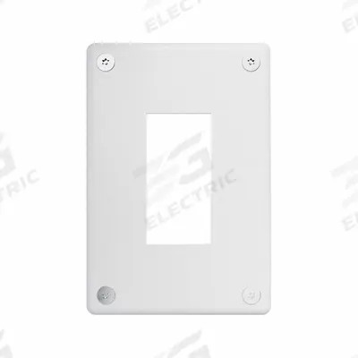 LEGRAND Wall Plate: Decorator-Rocker, 1 Gang, White - Tamper-Resistant Wall Plates