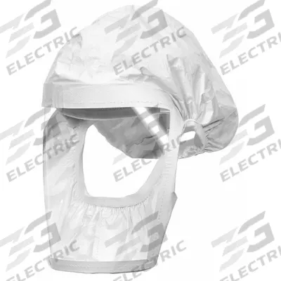PAPR Hood: Full Hood, PAPR System, Universal Headgear Size, White - MSA Welding Headgear