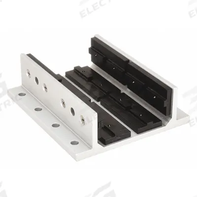 80/20 Linear Bearing: 40 Series, 160 mm L x 143.4 mm W x 50.1 mm H, Silver, Double Flanged - Standard Linear Bearings