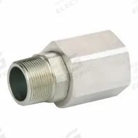 HUSKY Swivel: Swivel, 1 1/4 in MNPT Inlet, 1 1/2 in FNPT Discharge, Aluminum Body (MPN 005265). Key specifications — Product Type: Swivel; Discharge Gender: Female; Inlet Gender: Male; Body Material: Aluminum; Inlet Standard: NPT; Brand: HUSKY; Discharge Standard: NPT; Chemical Compatibility: Diesel.