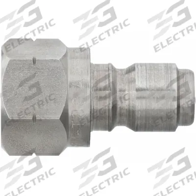 PARKER Hydraulic Quick Connect Hose Coupling: 1/4 in, 303 Stainless Steel - ST Series Hydraulic Quick-Connect Coupling Plugs