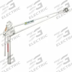 OZ LIFTING PRODUCTS Davit Crane: Steel, Manual, 1,000 lb Max. Load Capacity, 58.8 in to 87.6 in (MPN OZXR1000DAV). Key specifications — Material: Steel; Brand: OZ LIFTING PRODUCTS; Body Material: Steel.