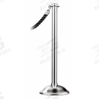 Contemporary Top Post: Contemporary, 36 1/4 in Post Ht, Steel, Flat, 36 in to 40 in (MPN 314T-1S-TAP). Key specifications — Brand: LAWRENCE METAL; Base Shape: Dome; Base Material: Cast Iron; Post Material: Steel; Post Finish: Satin Chrome.