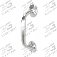ROCKWOOD Door Pull Plate: 3/4 in Wd, 9 1/2 in Ht, Chrome (MPN 139.26D). Key specifications — Material: Brass; Operation Type: Hand Pull; Properties: Tear-Resistant; Brand: ROCKWOOD.