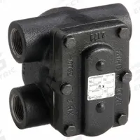 Steam Trap: Cast Iron, 1 in FNPT, 1,900 lb/hr, 30 psi Max., 406°F Max., H Pattern (MPN FT030H-4). Key specifications — Brand: BELL & GOSSETT; Installation Orientation: Horizontal; Float Material: Cast Iron; Manufacturer Series: H.