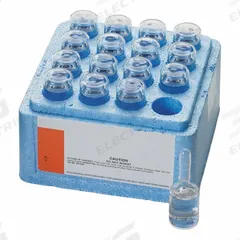 HACH Zinc Standard Solution: 10 mL Volume, 25 mg/L, Ampule, 7646-85-7, Solution, 1424610, 16. Key specifications — Brand: HACH; CAS Number: 7646-85-7; Chemical Family Type: Solution; Concentration: 25 mg/L; Container Type: Ampule; Manufacturer Part Number: 1424610; Product Type: Zinc Standard Solution.