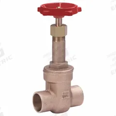 MILWAUKEE VALVE Gate Valve: 2 1/2 in, Bronze, Rising, Sweat x Sweat, 200 psi Max. Pressure (CWP) (MPN 149 2-1/2"). Key specifications — Wedge Material: Bronze; Brand: MILWAUKEE VALVE; Bonnet Material: Bronze.