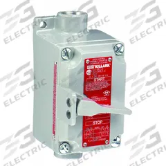 HUBBELL KILLARK Motor Starter Switch: 1 Gang, 3 Poles, 20 A, 0.75 in Hub Dia, Feed Through (MPN XSX-53). Key specifications — Brand: HUBBELL KILLARK; Factory Sealed: No.