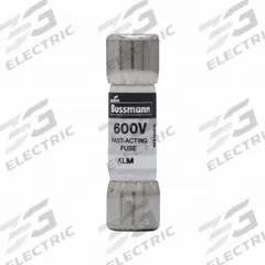 BUSSMANN Fuse: KLM Series, Midget, Fast-Acting, 250 mA, 600 V AC, 600 V DC, 13/32 in x 1 1/2 in (MPN KLM-1/4). Key specifications — attr1287209: KLM; attr211192: BUSSMANN.