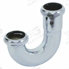APPROVED VENDOR Bend: Brass, Chrome-Plated, White, 1 1/2 in Nominal Pipe Size, Slip, Slip (MPN 35131). Key specifications — Finish: Chrome-Plated; Brand: APPROVED VENDOR.