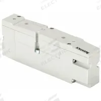 AVENTICS Solenoid Air Control Valve: Series 503, Double Solenoid, Four-Way / Two-Position, 24V DC (MPN R503A1B40MA00F1). Key specifications — attr1076561: Double Solenoid; attr1076507: Plug-In; attr1076497: AVENTICS; attr1093096: Solenoid Coil Included; attr1076556: 24V DC; attr1076524: Remote Pilot; attr1076537: Non-Locking; attr1076544: Solenoid Air Control Valve.