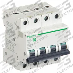 SCHNEIDER ELECTRIC IEC Supplementary Protector: 50 A Amps, 10kA at 240V AC, Screw Clamp, C (MPN M9F22450). Key specifications — Series: C60SP; DC Voltage Rating: Not Rated; Max. AIR Rating: 10kA at 240V AC; Terminal Connection: Screw Clamp; Brand: SCHNEIDER.