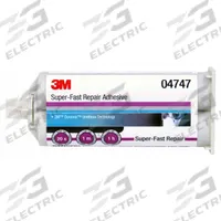 3M Urethane Adhesive: 04747, 50 mL, Dual-Cartridge, Amber, Thick Liquid. Key specifications — Cured Color: Amber; Series: 04747; Included Components: Resin and Hardener.