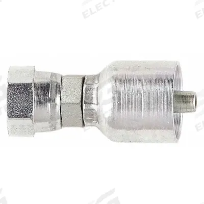 Parker Hydraulic Crimp Fitting: Steel x Steel, Straight, -8 For Hose Dash Size - Crimp Hydraulic Hose Fittings with NPSM Connection
