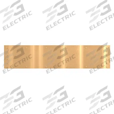 ROCKWOOD Door Kick Plate: 34 in Wd, 12 in Ht - Standard Door Kick Plates