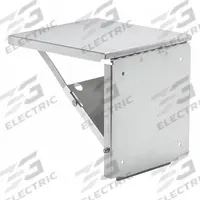 HOFFMAN Folding Shelf: Support Laptop and Other Equipment During Maint/Inspection, Stainless Steel (MPN ACSHELF1818SS). Key specifications — Finish: Brushed; Brand: HOFFMAN; Accessory Type: Folding Shelf; Application: Support Laptop and Other Equipment During Maintenance/Inspection; Features: It Automatically Locks in the Horizontal Position When Raised When Not in Use; Material: Stainless Steel.
