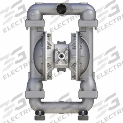 SANDPIPER Air Operated Double Diaphragm Pump: 316 Stainless Steel, 2 1/2 in, Tri-Clamp - FDA-Compliant AODD Pumps