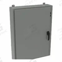 HAMMOND Disconnect Enclosure: NEMA 12/13/4, Powder-Coated Steel, 36 in x 31 in x 8 in, Handle (MPN 1447SG8HK). Key specifications — Brand: HAMMOND; Closure Method: Handle.
