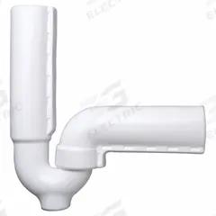 ZURN Trap Protector: PVC, White, 3 1/4 in Nominal Pipe Size, 8 1/4 in Nominal Wall, Sink (MPN Z8946-NT). Key specifications — For Use With: Sink.
