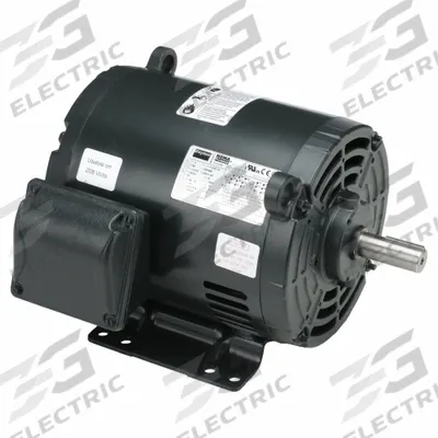 Dayton General Purpose Motor: Rigid Base Mount, Open Drip Proof, 1 hp, 230/460V AC - Rigid Base 3-Phase General Purpose AC Motors