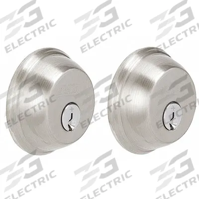SCHLAGE Deadbolt Lock: Cylindrical, 1 3/8 in Door Thick - Max - Standard Cylindrical Deadbolts