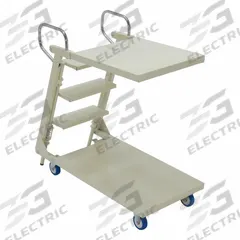 APPROVED VENDOR Vertical-Access Utility Cart: 440 lb, 41 in L x 21 in W Shelf, 28 in Between Shelves (MPN SPS2-2041-C). Key specifications — Caster Wheel/Tread Material: Rubber; Brand: APPROVED VENDOR; Caster/Wheel Configuration: (2) Swivel.