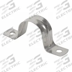 Conduit & Pipe Strap Clamp, Two-Hole: 2 1/2 in Trade Size, 316 Stainless Steel, IMC/RMC (MPN S625002S00). Key specifications — Manufacturer Part Number: S625002S00; Compatible Conduit Trade Size: 2-1/2 in; Compatible Conduit Type: IMC; RMC; Compatible Nominal Conduit/Pipe Size: 2-1/2 in; Compatible Pipe Size: 2-1/2 in; Finish: Polished; Indoor/Outdoor Usage: Indoor/Outdoor.