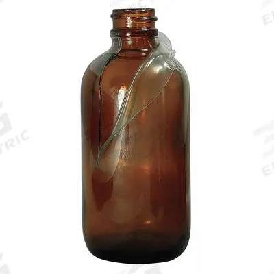 QORPAK Sampling Bottle: 1 L, Amber, 33-430, No Closure, 12, No Closure - Safety Coated Narrow Mouth Round Glass Lab Bottles