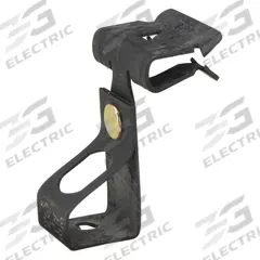 Rod Hanger: Steel, 1/8 in to 1/4 in, 3/8"-16 Thread Size, 1 in Overall Lg, 160 lb Load Capacity (MPN BH6-E-2-4). Key specifications — Beam Flange Thickness: 1/8 in to 1/4 in; Compatible Pipe Size: 3/8 in; Load Capacity: 160 lb; Overall Length: 1 in; Overall Width: 1 in; Overall Height: 1 in; Material: Steel; Finish: Zinc Plated.