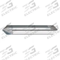 APPROVED VENDOR Chamfer Mill: Carbide, AlTiN Coated, Double End, 2 Flute, 60°, 3/8" Mill Dia (MPN 209-262375B)