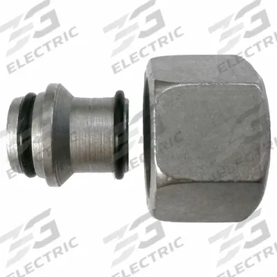 BRENNAN INDUSTRIES Compression Fitting Cap: 8 mm OD size, M16x1.5 Thread Size, Compression - Flareless Bite-Type Stainless Steel Compression Fittings