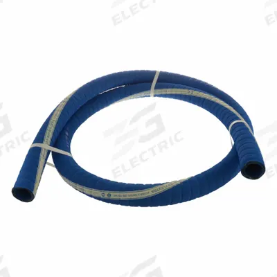 CONTINENTAL Suction and Discharge Hose: 3/4 in Hose Inside Dia., 200 psi, Blue - Polyethylene Bulk Potable Water Suction & Discharge Hoses with Corrugated EPDM Cover and Double Helix Wire Reinforcement