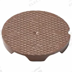 JAY R. SMITH MFG. CO Grid: 7 7/8 in Overall Dia, 1 in Overall Ht, Cast Iron, Duco-Coated, Orange (MPN 4313CVR). Key specifications — Color: Orange; Resistance Properties: Corrosion-Resistant; Brand: JAY R. SMITH MFG. CO; Finish: Duco-Coated.