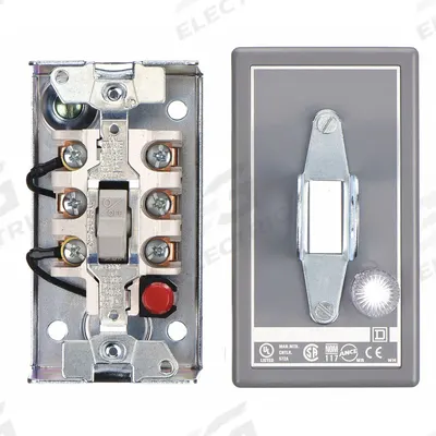 SQUARE D Manual Motor Switch: 3 Poles, 30 A, 1 NEMA Rating - Enclosed Manual Motor Switches
