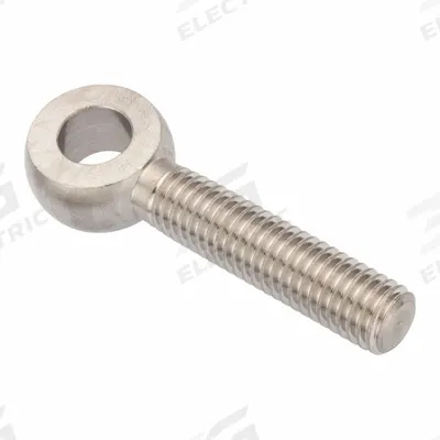 AMPG Fixed Rod End: Stainless Steel, Plain, 2 1/2 in Hole Center-to-End Lg - Stainless Steel Male Threaded Fixed Rod Ends