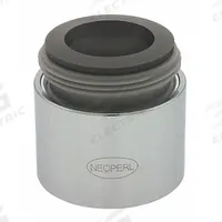 NEOPERL Outlet: 1.8 gpm Flow Rate, Aerated Flow Outlet, Brass, Chrome Finish, Dual (MPN 5509705). Key specifications — Includes: Vandal Resistant Key; Material: Brass; Product Type: Outlet; Connection Size: 55/64"-27; Brand: NEOPERL.