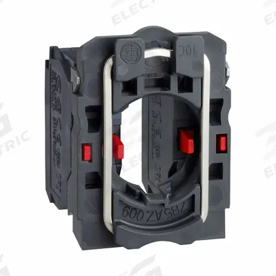 SCHNEIDER Contact Block: 22 mm Panel Mounting Size, 2NC, Momentary - Contact Blocks