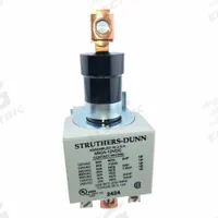 STRUTHERS-DUNN Mercury Displacement Contactor: 12V DC, 60 A Full Load Current - Resistive, 1 Poles (MPN M60A-12VDC). Key specifications — Brand: STRUTHERS-DUNN; Terminal Connection Type: Screw Terminals; Contact Material: Liquid Mercury.