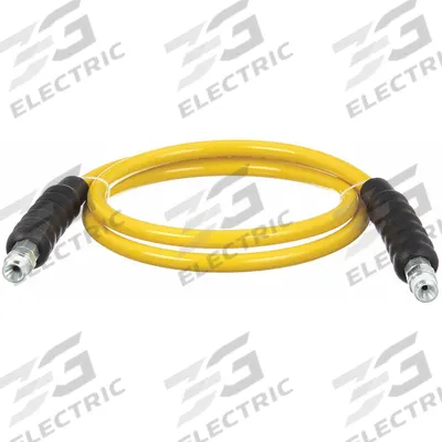 ENERPAC Hydraulic Hose Assembly: 1/4 in ID, NPTF x NPTF, 24 in Lg, Yellow - Enerpac H700 Abrasion-Resistant Hydraulic Hose Assemblies