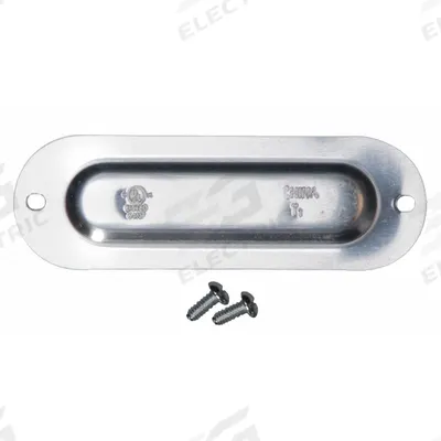 RACO Covers for Conduit Access Fitting: Steel, Galvanized - Covers for Conduit Access Fittings
