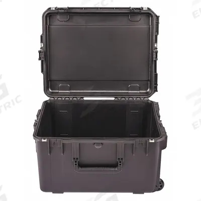 SKB Protective Case: 17 in x 22 in x 12 3/4 in Inside, No Foam, Black, 2 Wheels - Standard Protective Transport Cases