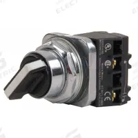 SIEMENS Selector Switch: 30 mm Panel Mounting Size, 2 Positions, Short Lever, 1NO, Metallic (MPN 52SA2ACBK1). Key specifications — AC Contact Rating: 10 A @ 600 V; Action: Maintained/Momentary; Cam: A; DC Contact Rating: 5 A @ 600 V; Hazardous Location Specification: Not Rated; Operator Head Material: Plastic; Operator Head Type: Short-Handled Knob; Operator Illumination: Non-Illuminated.