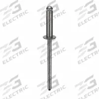 Blind Rivet,1.612" L,0.125" dia,PK500: Inch, 1 39/64 in Overall Lg, 33/64 in Body Lg, Dome, 500 PK (MPN U33900.012.4345). Key specifications — Brand: APPROVED VENDOR.