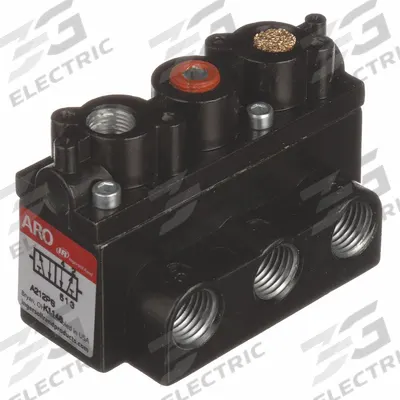 ARO Pilot Air Control Valve: Alpha Series, Four-Way / Two-Position, 5 Ports - ARO Alpha Series Pilot-Operated Inline Air Control Valves