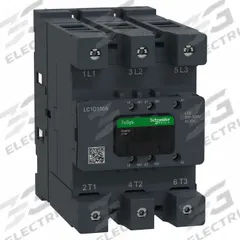 SCHNEIDER ELECTRIC IEC Contactor: Non-Reversing, 3 Poles, 3NO Contacts, 150 A, 240V AC/480V AC Coil (MPN LC1D150ALSE). Key specifications — Brand: SCHNEIDER; Integrated Surge Suppression: Yes.