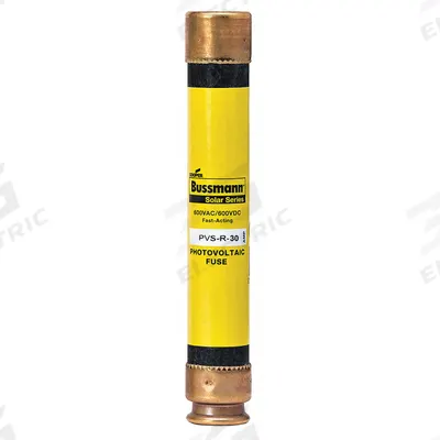 BUSSMANN Solar Fuse: PVS-R Series, Fast-Acting, 30 A - Fast-Acting Cylindrical Fuses