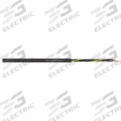 CHAINFLEX Control Cable: 17 AWG Conductor Size, 7 Conductors, PVC, Order by the Foot, Black (MPN CF150-UL-10-07). Key specifications — Conductor Size: 17 AWG; Minimum Bend Radius Factor - Fixed: 4 x OD; Minimum Bend Radius Factor - Flexible: 6 x OD; Shielding: Unshielded; Brand: CHAINFLEX.