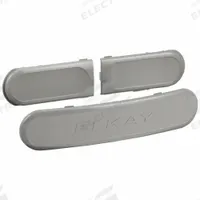 ELKAY Pushbar Activations: (2) Push Bar Side Ez Gray/Push Bar Front Ez Gray (MPN 98734C). Key specifications — Compatible Product Type: Elkay EZ and LZ Bi-Level Models; Includes: Push Bar Front Ez Gray; Product Type: Pushbar Activations; Brand: ELKAY; Filter Product Type: other.