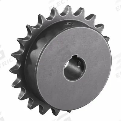 TSUBAKI Single Strand Sprocket: 40, For 1/2 in Chain Pitch, 3/4 in Bore Dia, 22 Teeth - Size 40 Fixed-Bore Roller Chain Sprockets