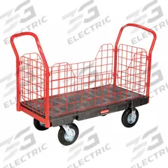 RUBBERMAID COMMERCIAL PRODUCTS Platform Truck: 2,000 lb, Black, Plastic, (2) Rigid/(2) Swivel (MPN FG448600BLA). Key specifications — Color: Black; Caster/Wheel Configuration: (2) Rigid; Brand: RUBBERMAID COMMERCIAL PRODUCTS.